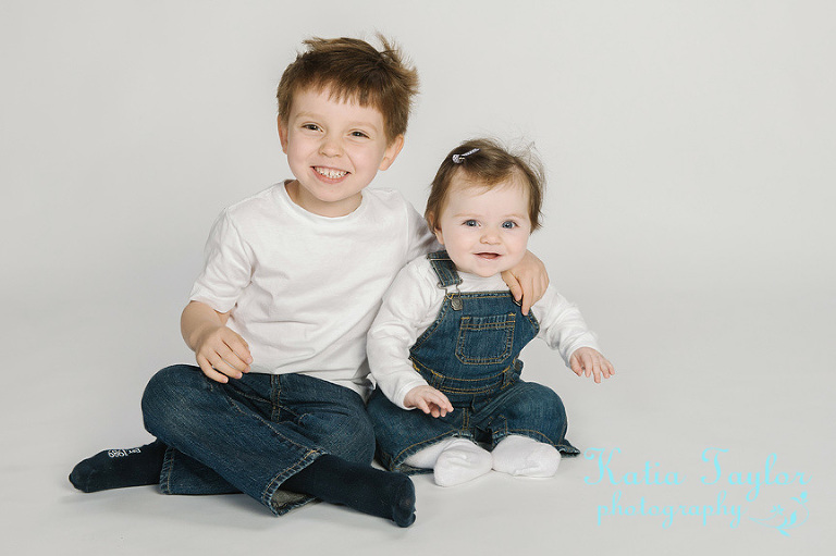 Kids portrait in the studio